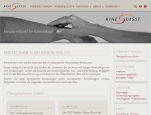 Tablet Screenshot of kinesuisse.ch